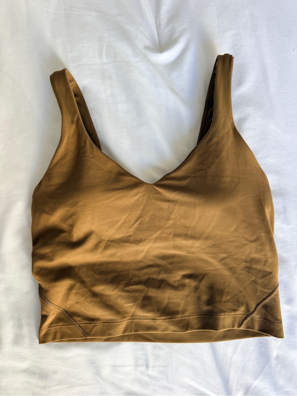 lululemon athletica Scoop Neck Tank in Chestnut Brown